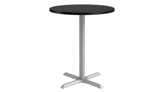 Cafeteria Tables KFI Seating 36in Round, Bar Height, Pedestal Table