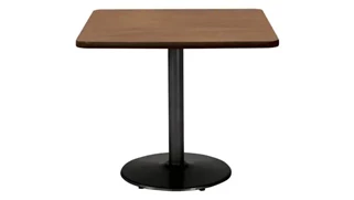 Cafeteria Tables KFI Seating 36in H x 36in W x 36in D Square Breakroom Table, Round Base