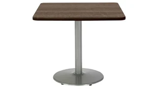 Cafeteria Tables KFI Seating 36in H x 36in W x 36in D Square Breakroom Table, Round Base