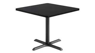 Cafeteria Tables KFI Seating 36in Square Pedestal Table