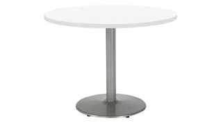 Cafeteria Tables KFI Seating 36in H x 42in Diameter Round Breakroom Table, Round Base