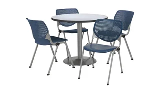 Cafeteria Tables KFI Seating Cafeteria Table with 4 Chairs