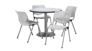 Cafeteria Tables KFI Seating Cafeteria Table with 4 Chairs