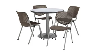 Cafeteria Tables KFI Seating Cafeteria Table with 4 Chairs