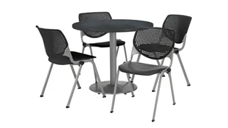 Cafeteria Tables KFI Seating Cafeteria Table with 4 Chairs