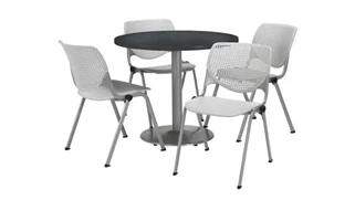 Cafeteria Tables KFI Seating Cafeteria Table with 4 Chairs
