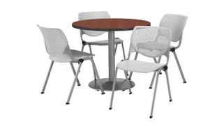 Cafeteria Tables KFI Seating Cafeteria Table with 4 Chairs