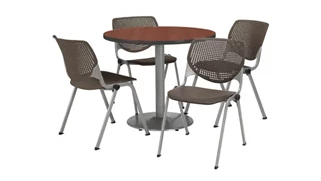 Cafeteria Tables KFI Seating Cafeteria Table with 4 Chairs