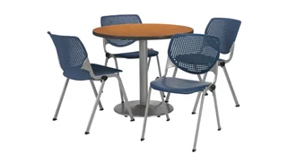 Cafeteria Tables KFI Seating Cafeteria Table with 4 Chairs