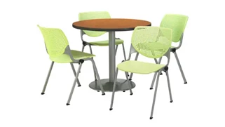 Cafeteria Tables KFI Seating Cafeteria Table with 4 Chairs