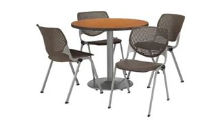 Cafeteria Tables KFI Seating Cafeteria Table with 4 Chairs