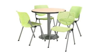 Cafeteria Tables KFI Seating Cafeteria Table with 4 Chairs