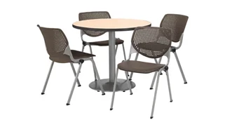 Cafeteria Tables KFI Seating Cafeteria Table with 4 Chairs