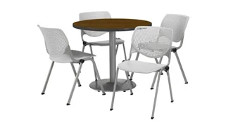 Cafeteria Tables KFI Seating Cafeteria Table with 4 Chairs