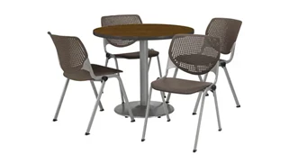 Cafeteria Tables KFI Seating Cafeteria Table with 4 Chairs