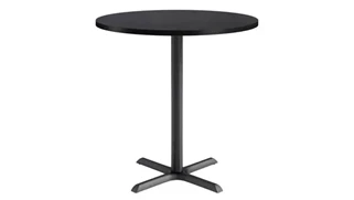 Cafeteria Tables KFI Seating 42in Round, Bar Height, Pedestal Table