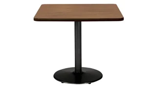 Cafeteria Tables KFI Seating 36in H x 42in W x 42in D Square Breakroom Table, Round Base