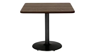Cafeteria Tables KFI Seating 36in H x 42in W x 42in D Square Breakroom Table, Round Base