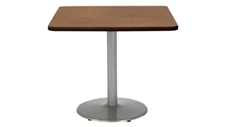 Cafeteria Tables KFI Seating 36in H x 42in W x 42in D Square Breakroom Table, Round Base
