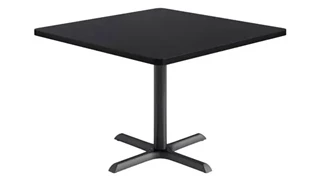 Cafeteria Tables KFI Seating 42in Square Pedestal Table