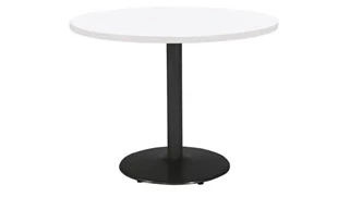 Cafeteria Tables KFI Seating 36in H x 48in Diameter Round Breakroom Table, Round Base