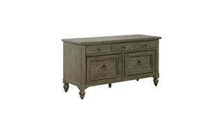 Wood Veneer Desks WFB Designs 56in Credenza