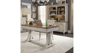 Office Suites WFB Designs Desk and Credenza with Hutch