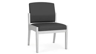 Lobby & Guest Chairs - Metal Lesro Polyurethane Armless Guest Chair