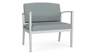 Lobby & Guest Chairs - Metal Lesro Polyurethane Bariatric Chair