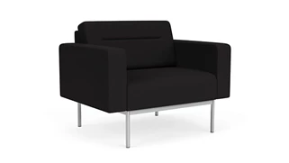 Club & Lounge Chairs Lesro Darsey Bariatric Guest Chair - Matching Fabric & Vinyl