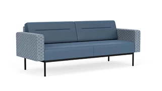 Sofas Lesro Darsey Sofa - Designer Combo Fabric-Vinyl