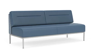 Sofas Lesro Darsey Armless Sofa - Designer Combo Fabric-Vinyl