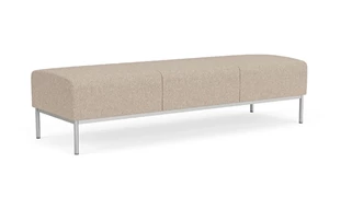 Benches Lesro Darsey 3 Seat Bench - Matching Fabric & Vinyl