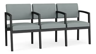 Sofas Lesro Polyurethane 3 Seat Sofa with Center Arms