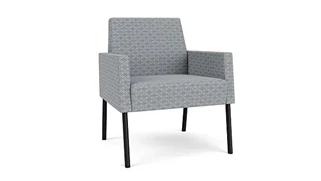 Lobby & Guest Chairs - Metal Lesro Rise Fabric Guest Chair