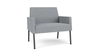 Lobby & Guest Chairs - Metal Lesro Rise Fabric Bariatric Chair
