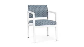 Lobby & Guest Chairs - Metal Lesro Lenox Steel Guest Chair - Pattern Fabric