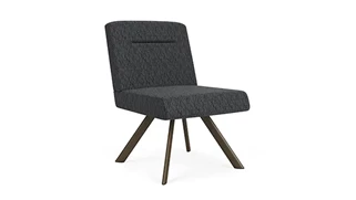 Lobby & Guest Chairs - Metal Lesro Armless Swivel Guest Chair - Pattern Fabric