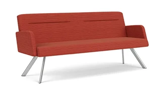 Sofas Lesro Sofa Pattern Fabric Oval Legs Angled Back