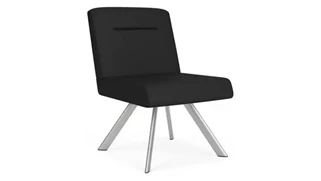 Lobby & Guest Chairs - Metal Lesro Polyurethane Armless Guest Chair