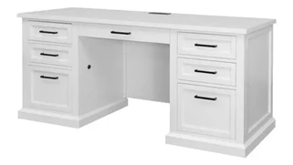 Wood Veneer Desks Martin Furniture Modern Wood Writing Desk - Fully Assembled