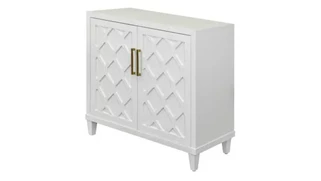 Low Storage Cabinets Martin Furniture Modern Wood 40in Console with Doors - Fully Assembled