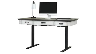 Standing Desks - Electronically Adjustable Martin Furniture 60in W Electric Sit / Stand Desk