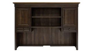 Desk Hutches Martin Furniture 68in W Executive Hutch With Wood Doors
