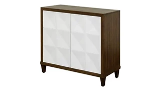 Low Storage Cabinets Martin Furniture Modern Wood 40in Console with Doors - Fully Assembled