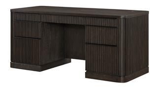Writing Desks Martin Furniture Double Pedestal  Executive Writing Desk