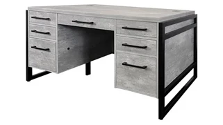 Stand-Alone Double Pedestal Desks Martin Furniture Double Pedestal Executive Desk