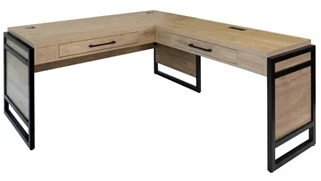 L Shaped Desk Shells Martin Furniture L-Shaped Office Desk