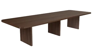 Conference Tables WFB Designs 10ft Radius Corner Rectangular Conference Table - 42in wide