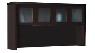 Desk Hutches Mayline Office Furniture 72" Hutch with Glass Doors